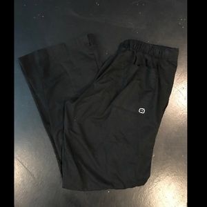 Black scrub pants